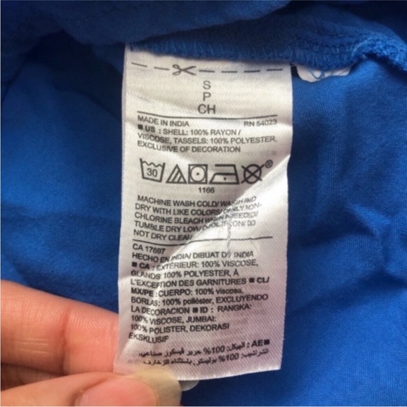 Old Navy Boho Peasant Blouse - Picture 2 of 5